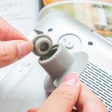 8Pcs Silicone Laptop Stands White Reusable Cushion Risers for Computer Support picture