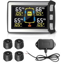 RV Tire Pressure Monitoring System, Gen 2 Tire Pressure Monitor with 4 Sensors picture