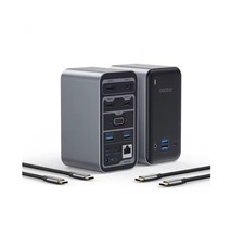 CHOETECH 15-in-1 USB-C Dock – 4 Displays, 100W PD, 4K HDMI, Ethernet picture