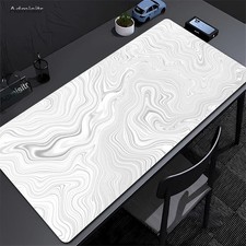 Large Gaming Mouse Pad Desk Mat Black White Abstract Keyboard Mat PC Laptop picture