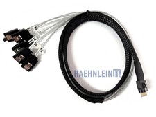 SlimSAS SFF-8654 to 8x SATA Adapter Breakout Cable 1m 3.2ft 24Gbps Slim-SAS OEM picture