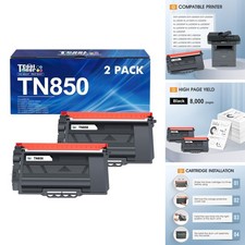 TN-850 TN820 High-Yield Black Toner Cartridge picture