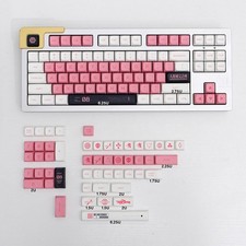 Gmk Copy Eva-08 Pink White Keycap Xda Profile Pbt 138pcs/set Networking Nice picture