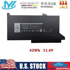 ✅Lot 10 Battery DJ1J0 For Dell Latitude 12 7280 7290 13 7380 7390 14 7480 7490 picture