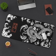 Oriental Japanese Dragon Gaming Desk Pad Gaming Mouse Pad, Japan Gaming Desk Mat picture