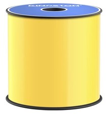 Kingston Premium Vinyl Label Tape, Yellow, 5