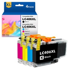 LC-406 XL Ink Cartridges for Brother MFC-J4345DW MFC-J4335DW MFC-J4535DW J5855DW picture