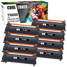 8PK TN660 TN-660 Toner Cartridge Compatible with Brother DCP-L2520DW DCP-L2540D picture