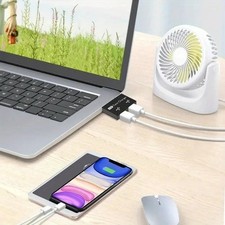 USB 2.0 Splitter Adapter, 1 Male to 2 Female USB Ports, Plug & Play Converter picture