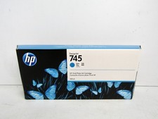 OEM HP 745 CYAN 300ml Ink Cartridge F9K03A for Z2600 Z5600 - Expired 12/2023 picture