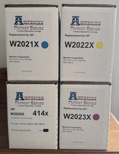 American Patriot Series 414x Toner Set -  Replacement NIB - 4 Colors picture