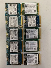 Lot of 10x MIXED BRAND 128GB SSD NVMe Solid State Drive picture