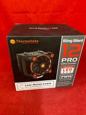 ThermalTake Riing Silent 12 Pro CPU Cooler CL-P021-CA12RE-A Brand New 