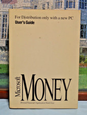 Vintage Microsoft Money User's Guide 1991-1994 PC Software Manual OEM picture