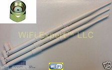 White 3 9dBi 2.4GHz 5GHz Dual Band RPSMA Antennas Linksys EA6900 ASUS RT-AC68U picture
