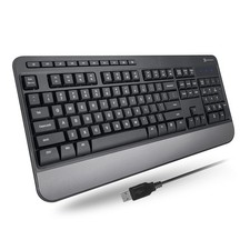 X9 Wired Ergonomic Keyboard - Comfortable Typing - Ergonomic Full Size USB Ke... picture