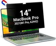 Privacy Screen for Macbook Pro 14 Inch (2021-2025) Magnetic Protector Anti Finge picture