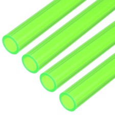 4Pcs Hard Water Cooling Tube, 10mm ID 14mm OD 0.5 Meter Long PETG Hose, Green picture