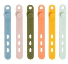 U Brands 6ct Silicone Cord Bands (2-pack bundles) picture