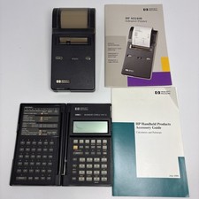 FOR PARTS Hewlett-Packard HP 82240B Infrared Printer & 19BII Business Calculator picture