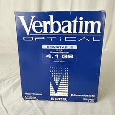 Verbatim Rewritable Optical Disk #92841 4.1GB 5.25
