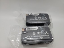 Sotek 950XL Black Replacement INK Cartridges Computer Printer NEW Lot of 2 picture