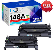 2pk 148A Toner Cartridge Black With Chip for HP LaserJet W1480A 148X W1480X picture