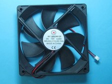 4pcs Brushless DC Cooling Fan 12V 12025S 7Blade 120x120x25mm 2pin Sleeve Bearing picture