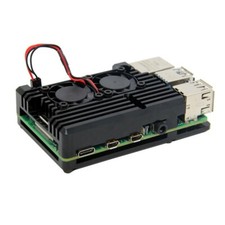 Custom Huge Aluminum Heatsink Dual Cooling Fan Cooler for Raspberry Pi 4 model B picture