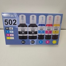 IMTFZCT 502 Premium Ink Refills Compatible with Epson EcoTank 50…0 Printers (5) picture