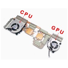 For MSI GF65-Thin 15M GF66 MS-1581 MS-16W1 Laptop CPU GPU Heatsink Fan picture