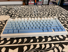 AULA F75 PRO Mechanical Keyboard White/Blue Wireless BT 2.4G USB-C Detach picture