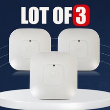 LOT OF 3 CISCO AIR-CAP2602I-A-K AIRONET WIRELESS ACCESS POINT DUAL BAND 802.11AC picture