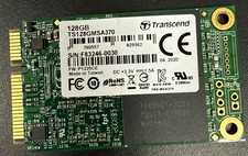 Transcend 128GB mSATA SSD SATA III 6Gb/s TS128GMSA370 MSA370 - Good Health 80%+ picture