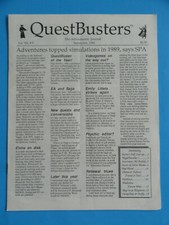 QUESTBUSTERS SEPT. 1990 VOL. VII, #9 MEGA TRAVELLER, BAD BLOOD, EARTHWISE picture