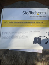 StarTech.com USB C to Dual Gigabit Ethernet Adapter with USB 3.0 (Type-A) Port - picture