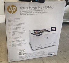 Brand New HP LaserJet Pro M454dw Standard Laser Printer White picture
