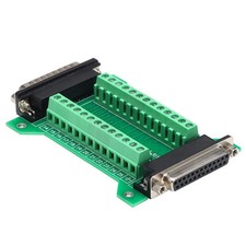 Jienk 1Pcs DB25 Male to Female Terminal Breakout Board, RS232 D-SUB Serial to... picture