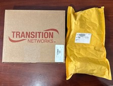 Waters#725000455 Transition Networks, 8 Port Switch & Mounting Bracket BRAND NEW picture