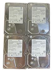 Lot of 4pcs Genuine Toshiba HDS723030BLE640 3TB 3.5