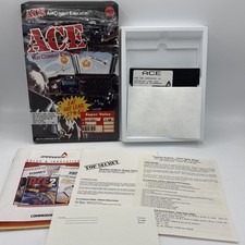 ACE Air Combat Emulator Commodore 64/128 IBM Tandy 5.25 Disk 1986 Never Played picture