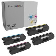 4 Pk Set TN315 TN-315BK Black & Color Printer Laser Toner Cartridge for Brother picture