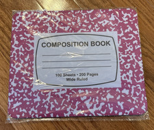 Composition Book Pink Mousepad Teacher Gift Back to School Desk Computer picture