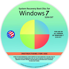 DVD for Windows 7 All Versions 32/64 Bit. Recover Restore Repair Boot Disc picture
