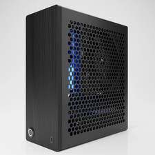 Densium APU BLACK ASH Hardwood Panel 4L SFF Mini ITX PC Computer Case SFFTEK NEW picture