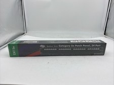 Shaxon CAT 5e 24 Port Patch Panel Black MP155HA248-B NEW picture