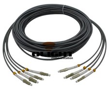 100M INDOOR ARMORED LC-LC 4 STRANDS MM 1GB 62.5/125 Fiber Patch Cord picture