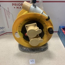 164FT, 50M, IEC 60309-2 PLUG TO 2X SOCKET, 16A, YELLOW, FOR PRO ELEC picture
