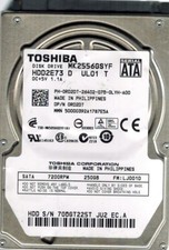Toshiba MK2556GSYF 250GB HDD2E73 D UL01 T picture