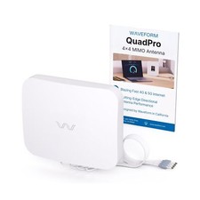 QuadPro + 10’ Cable + Pole Mount Bundle | 4x4 MIMO Panel Antenna for 4G/5G picture